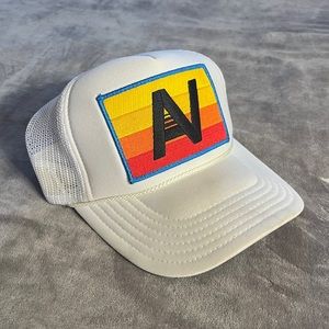 White Aviator Nation Trucker Hat